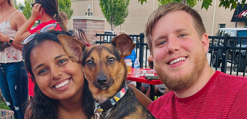 Lula with Priya and Kevin