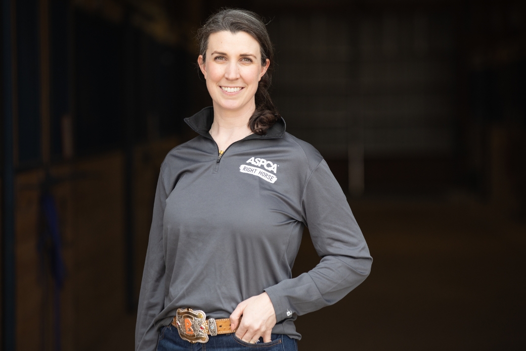 ASPCA Equine Welfare Vice President Christie “Tex” Schulte Kappert